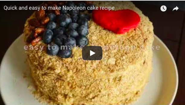 Eat cake first: quick and easy to make Napoleon cake recipe